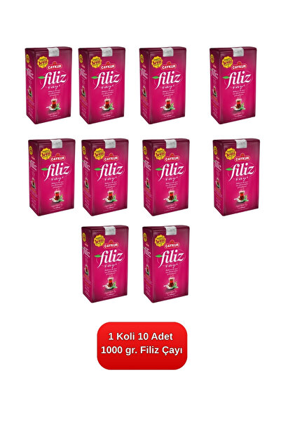 Çaykur Filiz Çayı 1000 gr. 10'lu Koli
