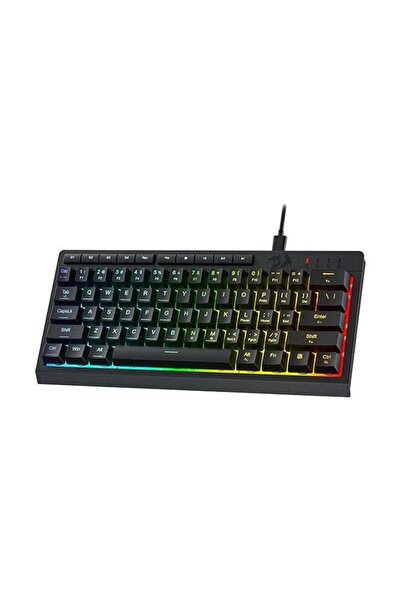 REDRAGON K522 60% Wired RGB 61-Key Membrane Gaming Keyboard with 4 On-Board Macro Keys