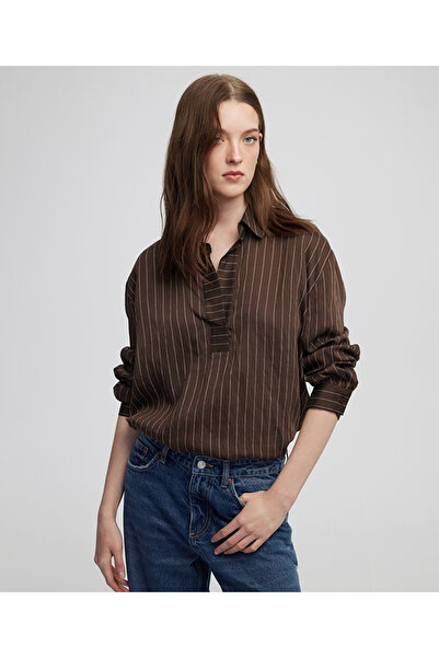 İpekyol Çizgi desen bluz