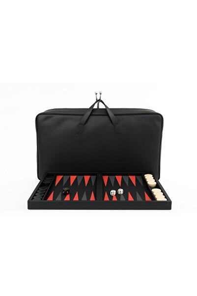 HBS Bag Luxury Leather Bag Backgammon Carrying Bag Large Size 10859