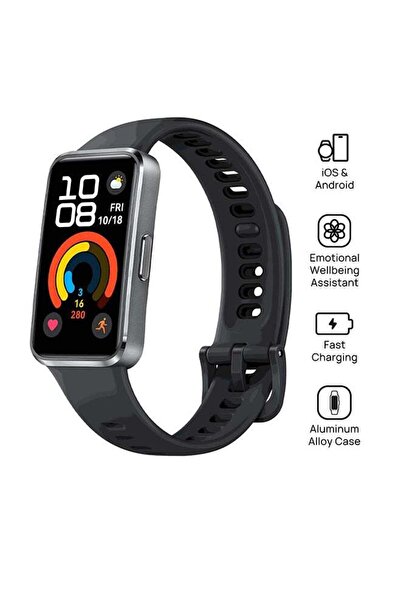 Huawei Band 10 Smartwatch, Metallic Design, Pro-Level Sleep Analysis, Matte B...