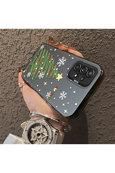 ucuc حافظة سيليكون مضادة للسقوط بنمط شجرة عيد الميلاد متوافقة مع هاتف سامسونج...