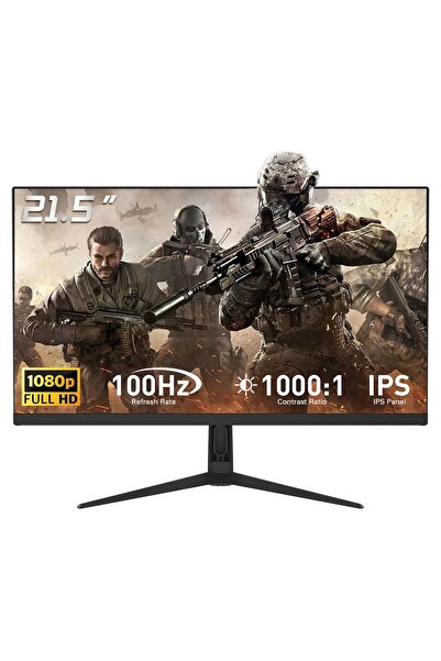 InnJoo 22 inch FHD 100hz IPS Gaming Monitor, AMD FreeSync, HDMI x1, Thunderbolt x1 T221 Black