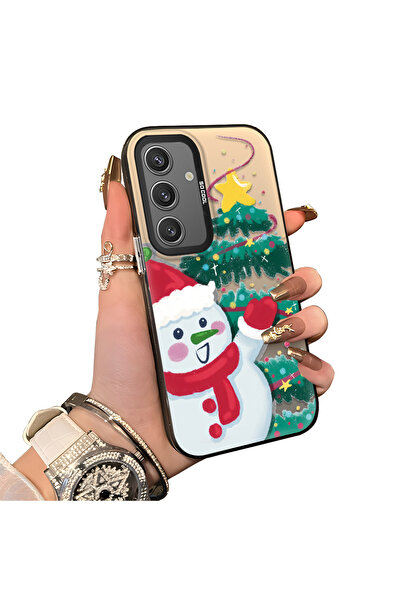 ucuc حافظة سيليكون مضادة للسقوط بنمط ندفة الثلج لعيد الميلاد متوافقة مع هاتف ...