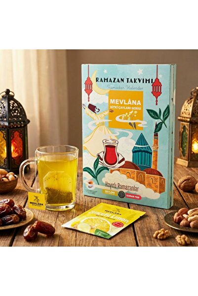 Mevlana Çay Goran Tee – Ramazan Takvimi | Karışık Bitki Çayı Seti (90 Adet)