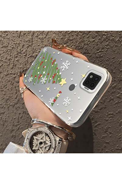 ucuc حافظة سيليكون مضادة للسقوط متوافقة مع شجرة عيد الميلاد من Xiaomi Poco C31