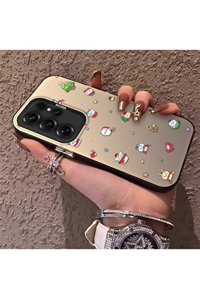 ucuc حافظة سامسونج جالاكسي S25 الترا المتوافقة مع نمط سانتا كلوز من السيليكون...