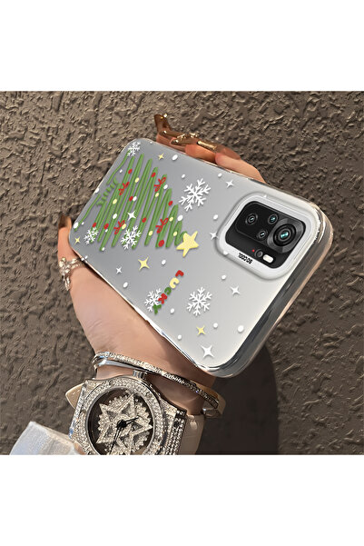 ucuc حافظة سيليكون مضادة للسقوط متوافقة مع شجرة عيد الميلاد من Xiaomi Poco M5S