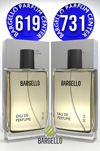Bargello 619 Erkek Parfüm Oriental 50 ML EDP + 731 Erkek Parfüm Woody 50 ML EDP