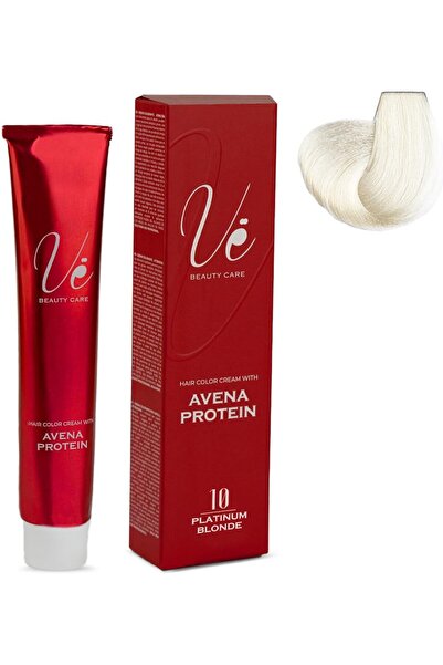 Ve Beauty Care كريم صبغة الشعر رقم 10 أشقر بلاتيني - 100 مل