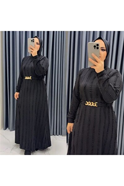 Blackmods BOYDAN ŞIK TESETTÜR ELBİSE