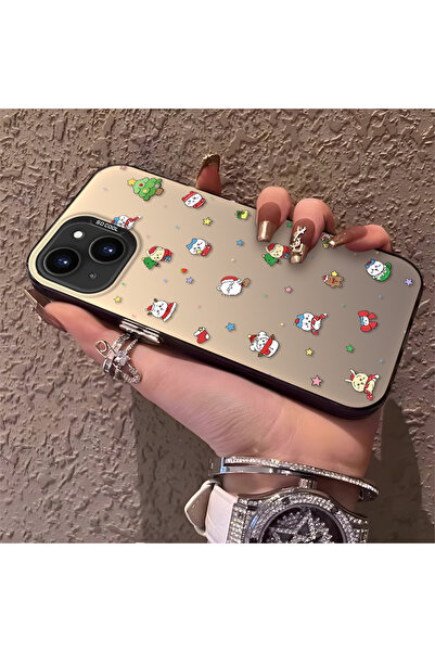 ucuc حافظة سيليكون مضادة للسقوط بنمط سانتا كلوز متوافقة مع هاتف iPhone 14