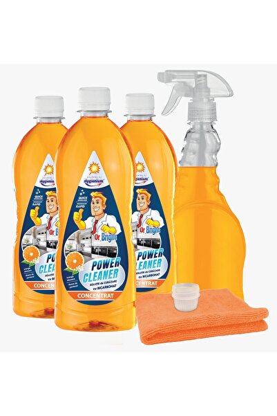 Hygienium Set of 3 x Dr Bright by concentrated solution with bicarbonate, orange blossom fragrance 500ml
