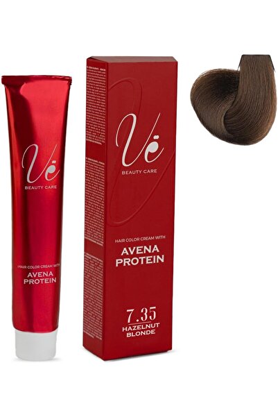 Ve Beauty Care كريم صبغة الشعر رقم 7.35 أشقر بندقي – 100 مل
