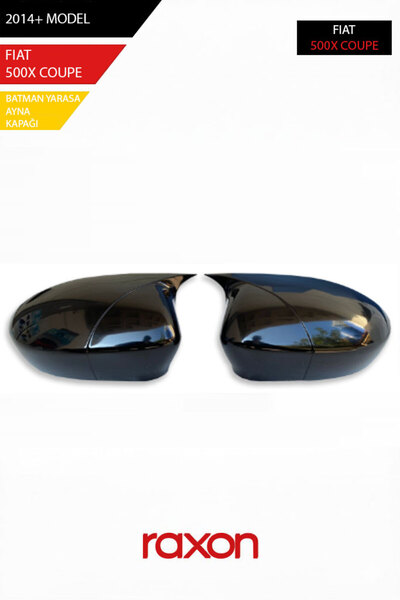 Raxon FIAT PALIO 2010-2012 Batman & Yarasa Ayna Kapağı – Parlak Piano Black S...
