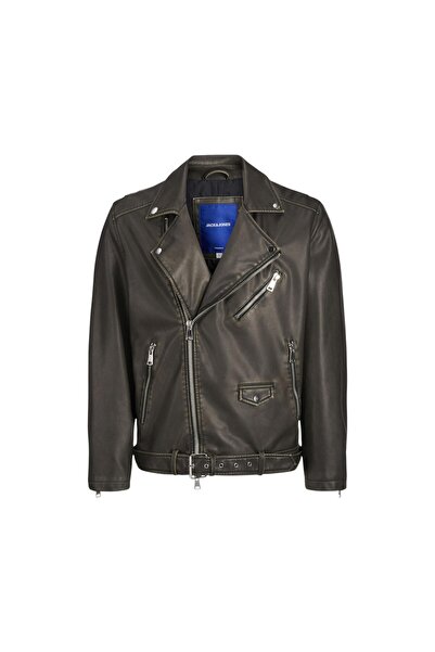 Jack & Jones Jachetă de piele pentru bărbați 12267070