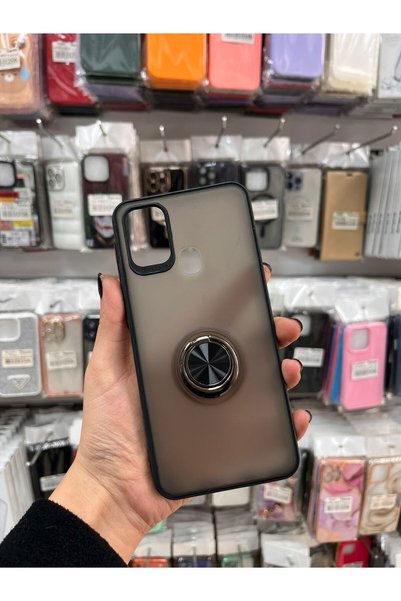 TECNOTREND Galaxy M31 Uyumlu Mat Yüzüklü Sert Silikon Kılıf