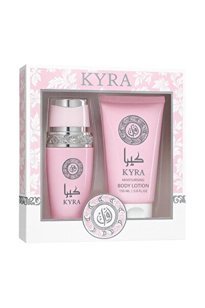 Arabian Oud Perfumes KYRA PINK Set Apa de Parfum Arabesc 100 ml + Lotiune de corp 150 ml, persistenta indelungata