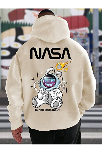 ZEMLİYA Black - Have a Good Mood Every Day Teddy Bear Printed Hoodie Zippered...