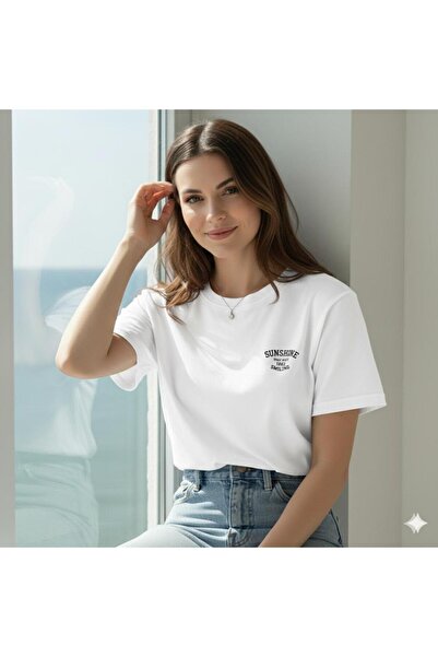 BW Bravely Wear SUNSHINE Τυπωμένο ΓΥΝΑΙΚΕΙΟ T-SHIRT