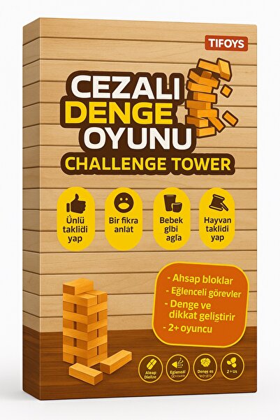 TİFOYS لعبة التوازن السريعة – برج التحدي