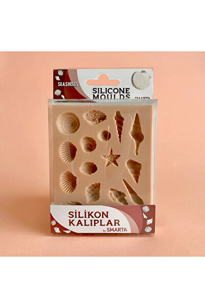 Smarta Silicone Moduls Silikon Epoksi ve Polimer Kil Kalıbı DENİZ KABUKLARI -...