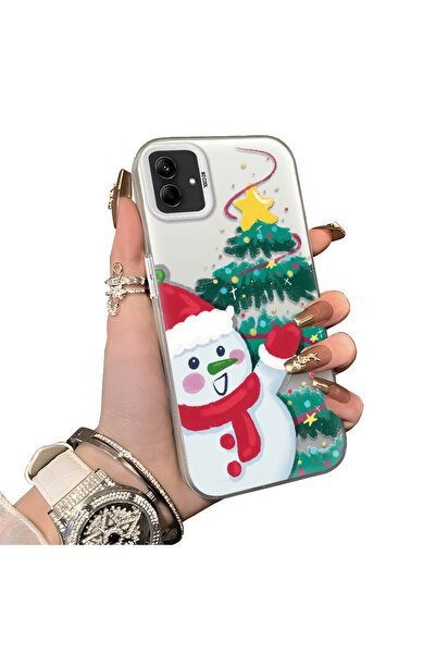 ucuc حافظة سيليكون مضادة للسقوط متوافقة مع نمط ندفة الثلج لعيد الميلاد لهاتف ...