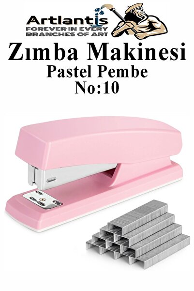 Artlantis Zımba Makinesi No:10 1 Adet Pastel Renkler Küçük Zımba Makinası ve ...