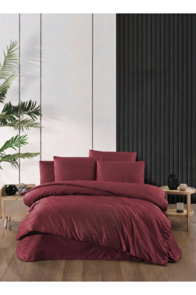 VİENNA Double Satin Duvet Cover Set 200X220 |   240X260 Bed Sheet |   2 Pieces of 50X70 Pillowcases