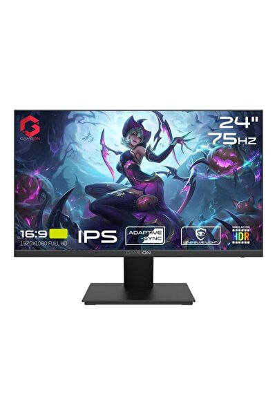 GAMEON 24-inch Full HD 1920x1080 IPS Gaming Monitor (Black)