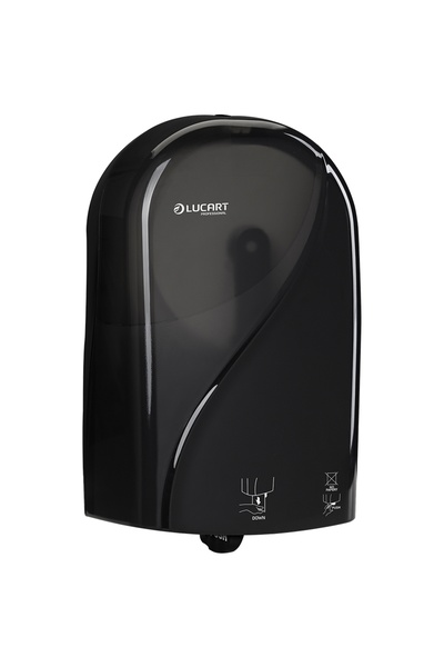 Lucart Dispenser hartie igienica in rola Jumbo cu Autocut, negru, 892983,