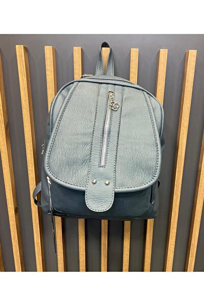 DAVID POLO SIRT ÇANASI Kadın Yumuşak Dokulu Çift Çapraz Fermuarlı Askılı ve S...