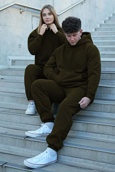 YAKAMEL Unisex Couples Special 3-Strand Shar Fleece-Lined Ofman Suit