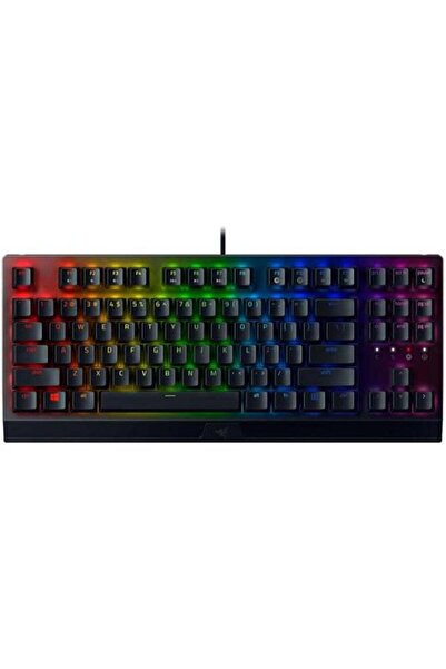 RAZER BlackWidow V3 Tenkeyless Gaming Keyboard - Yellow Mechanical Switch, Linear & Silent, Chroma R