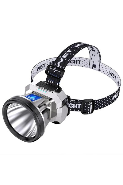 Generic مصباح رأس LED قابل لإعادة الشحن بثلاثة أوضاع وتقنية COB + XPE قوية