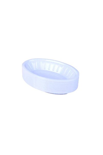 Meven Set Beauty Oval Plastic Plate - No. 1/2 (50 pieces)
