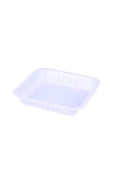 Meven Set Beauty Rectangular Plastic Plate Set - Size 1/2 - 50 Plates (Three P)