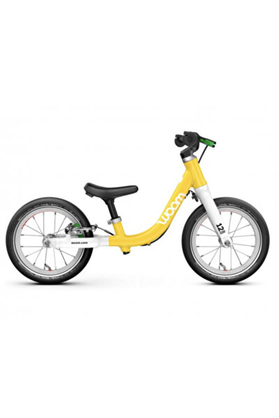 Woom Bicicletă pentru copii 1 Go cu roți 12" galbenă | Galben vibrant
