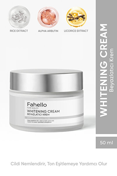 FAHELLO Pirinç Özlü Onarıcı Yüz ve Hassas Bölge Beyazlatıcı Krem (Koltuk Altı...