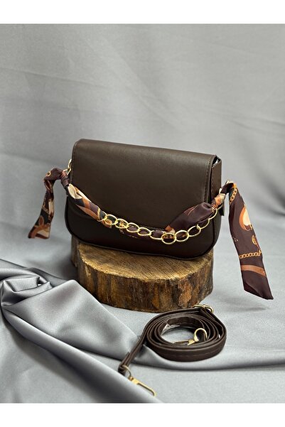 BENAHOLL Жіноча сумка Estina Mini з шарфом, регульованими довгими ременями, р...