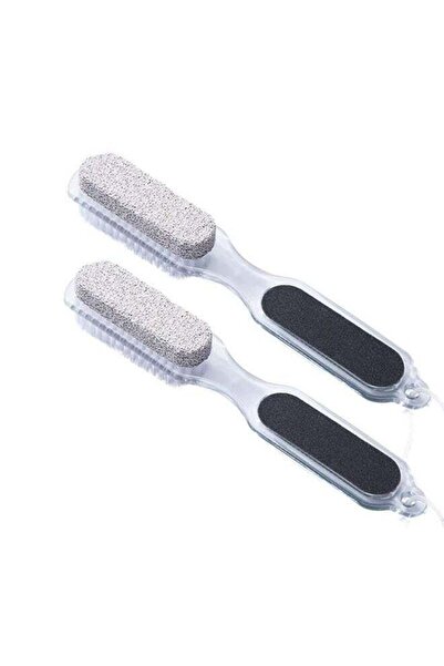 BLOOMING TIME قطعتان من مبرد القدمين وفرشاة تنظيف القدمين لإزالة الجلد الميت