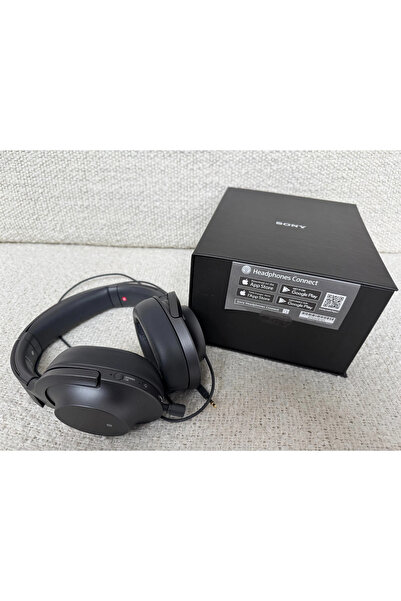Sony Music سماعات رأس لاسلكية سوني H900N عالية الدقة مع خاصية إلغاء الضوضاء (WHH900N/B)