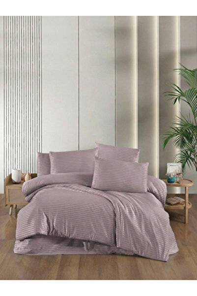 VİENNA طقم غطاء لحاف مزدوج من الساتان 200×220 |   ملاءة سرير 240×260 |   2 قط...