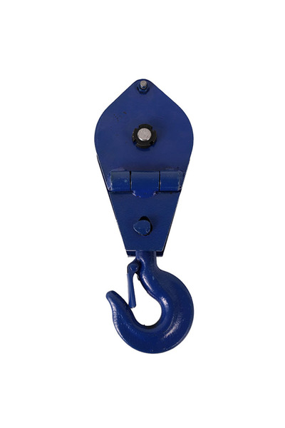 Lawazim Single Rope Pulley 1 Ton Swivel Hook Lifting Sheave Block