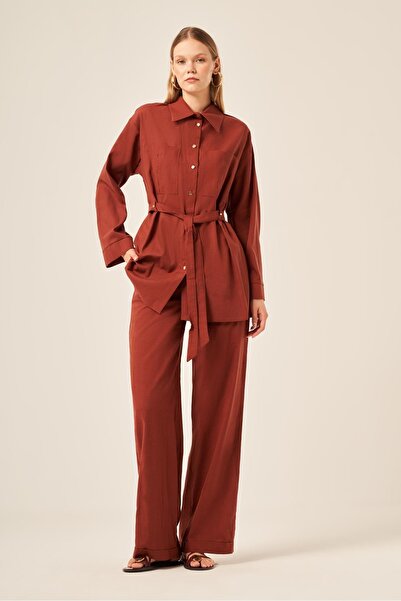 FTZ WOMEN Set două piese pentru femei, roșu claret 31159
