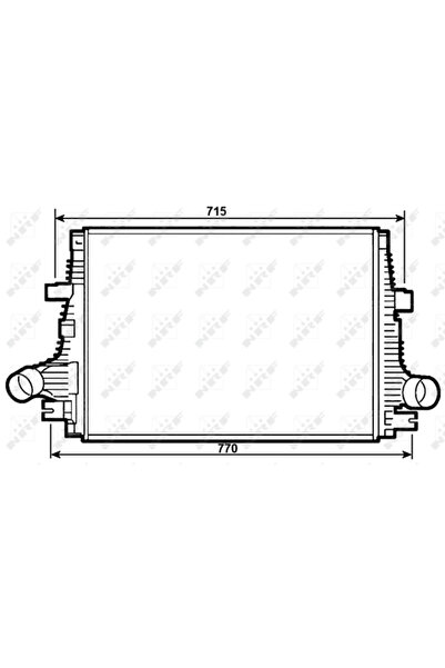 NRF Intercooler Compresor Alfa Romeo 159/Brera/Spider