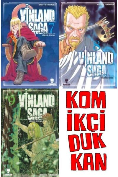 Kurukafa Yayınları Vinland Saga - Vinland Destanı 7-8-9 manga seti (3 kitap) ...