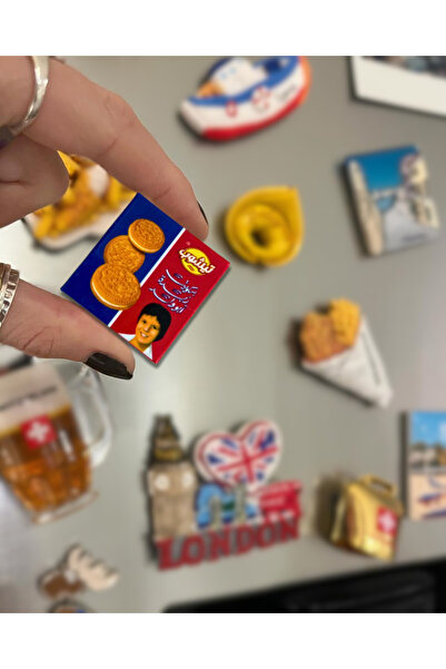 Magnet مغناطيس ثلاجة تذكاري بسكوت أبو ولد – تصميم مستوحى من عبوة البسكوت الشهيرة