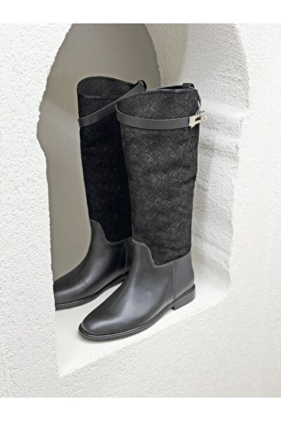 NUR KARACA 26K7980 Genuine Leather Solely with Leather Buckle Detail Women's ...