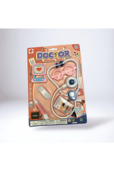 Universul Jucăriilor Set Doctor cu accesorii medicale – jucărie educativă pentru copii 3+ (roz/albastru)